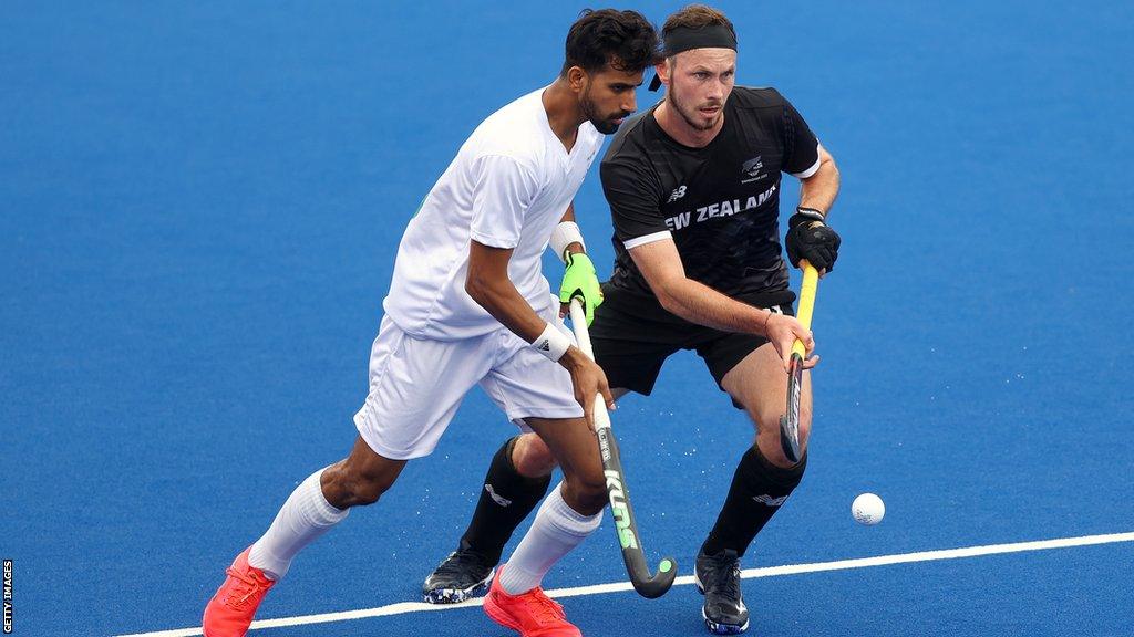 Hayden Phillips in action for New Zealand