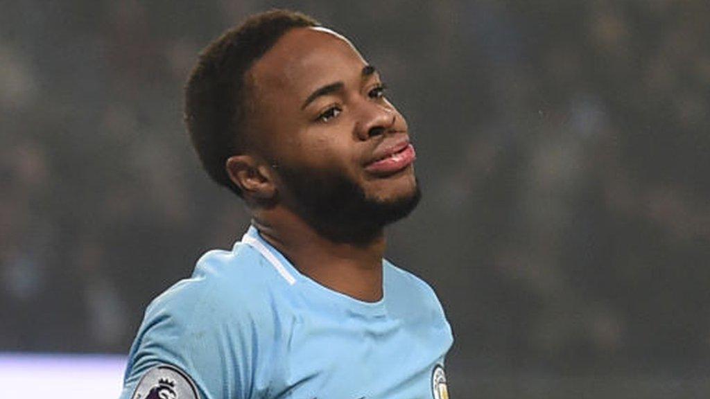 Manchester City winger Raheem Sterling