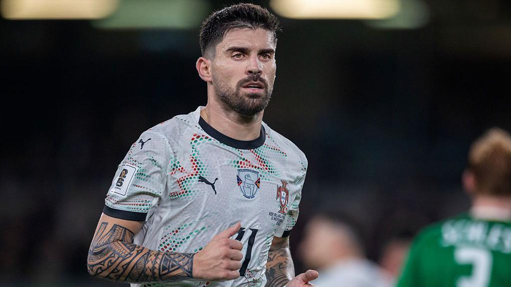 Ruben Neves in action for Portugal