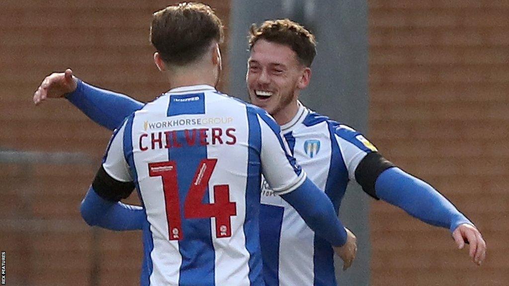 Luke Hannant scores for Colchester