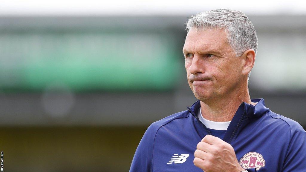 John Askey won promotion from the National League North to the National League with York City last season