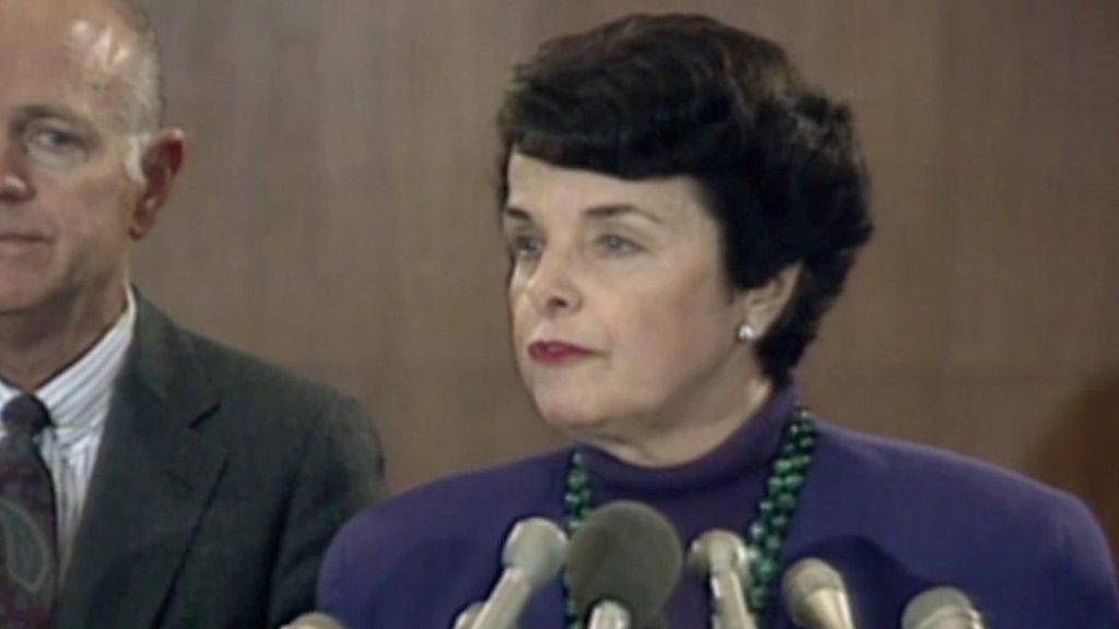 Late US Democratic Senator Dianne Feinstein