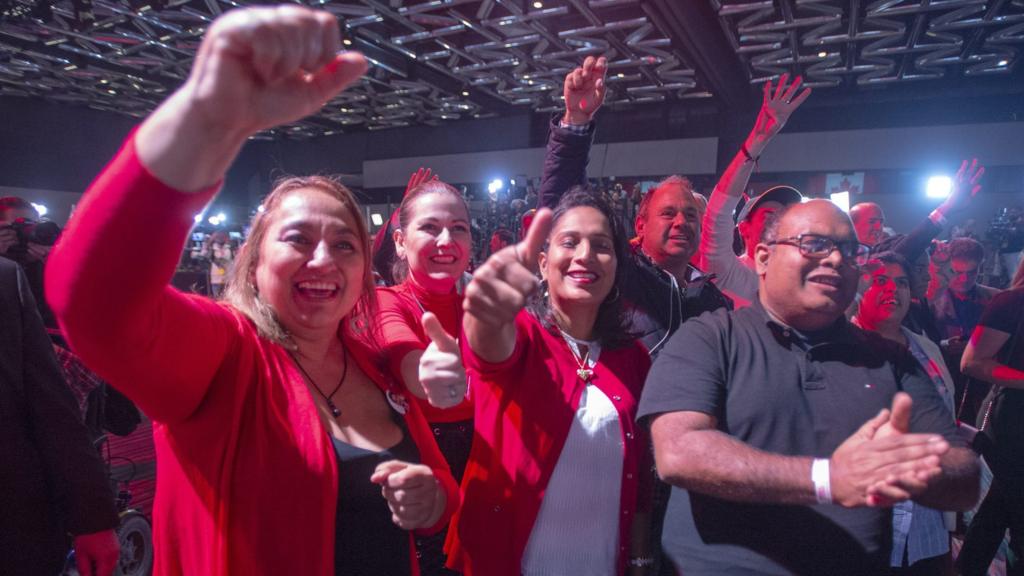 Liberals celebrate election results