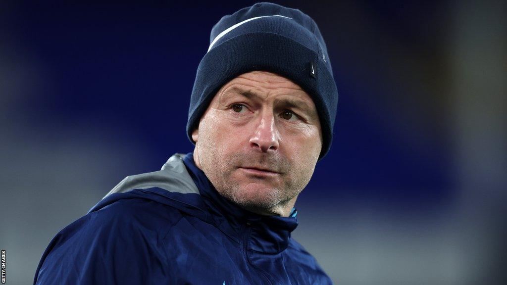 Lee Carsley pictured before the England under-21s game against Northern Ireland in November