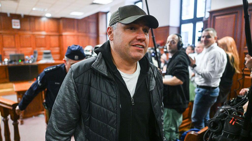 Ukrainian diver, Volodymyr Zhuravlyov, who is wanted by Germany under an European Arrest Warrant over his alleged involvement in the 2022 underwater explosion of the Nord Stream pipeline, walks free from the court room