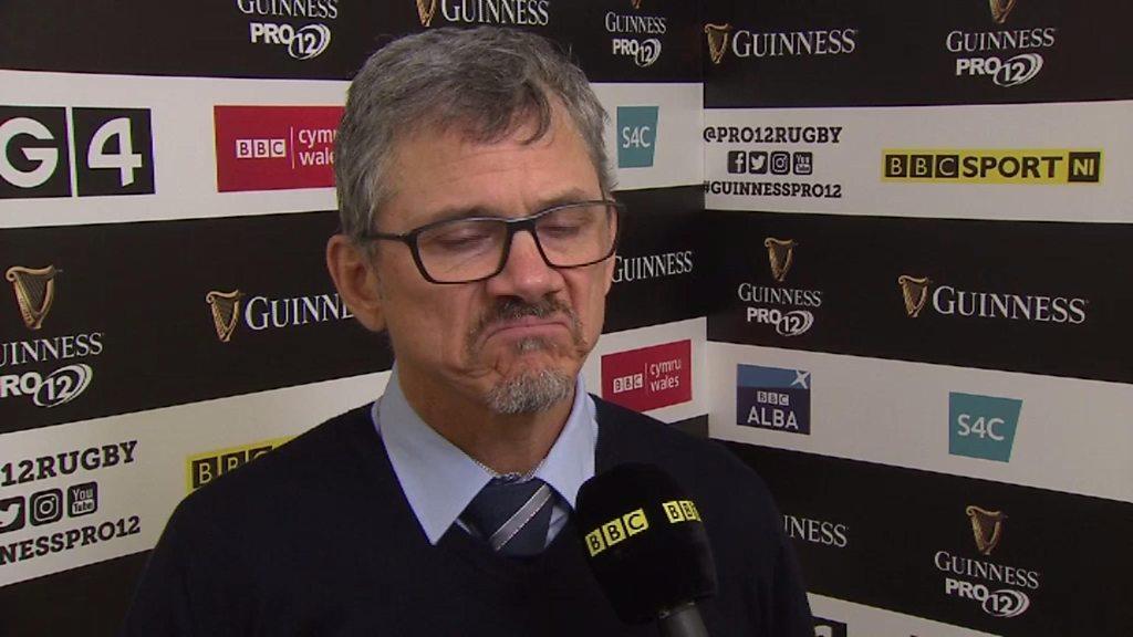 Ulster Director of Rugby Les Kiss is frustrated after the 15-14 inter-pro defeat by Munster