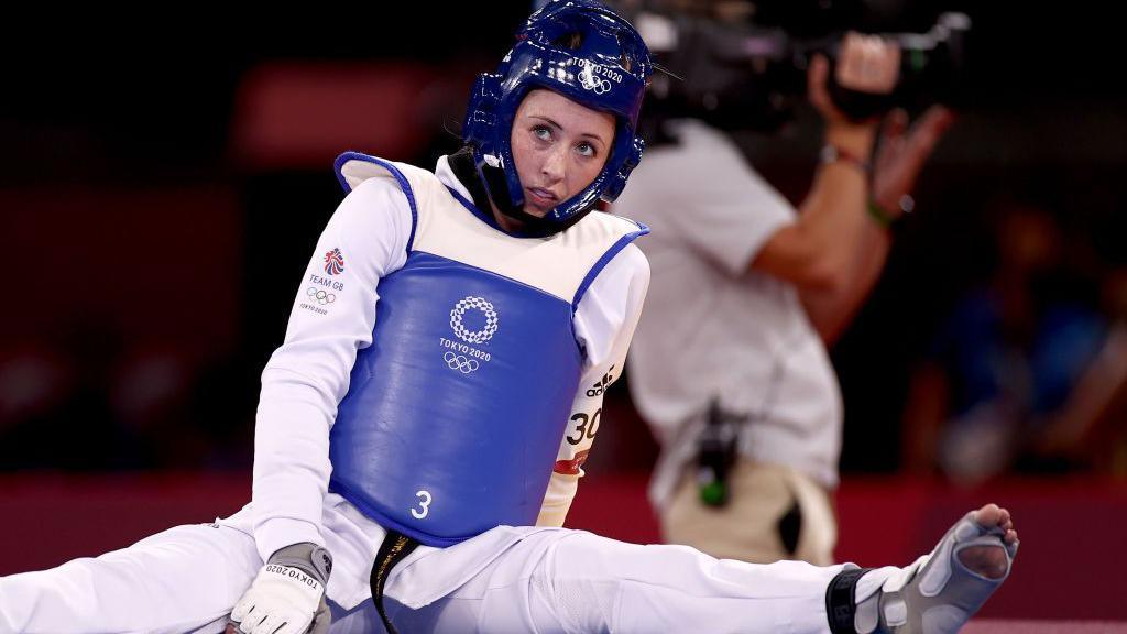 Jade Jones shows her disappointment at the last Olympics 