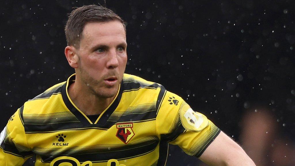 Dan Gosling in action for Watford