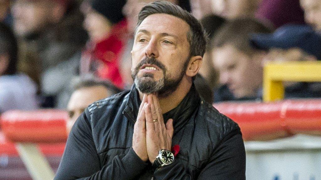 Aberdeen manager Derek McInnes