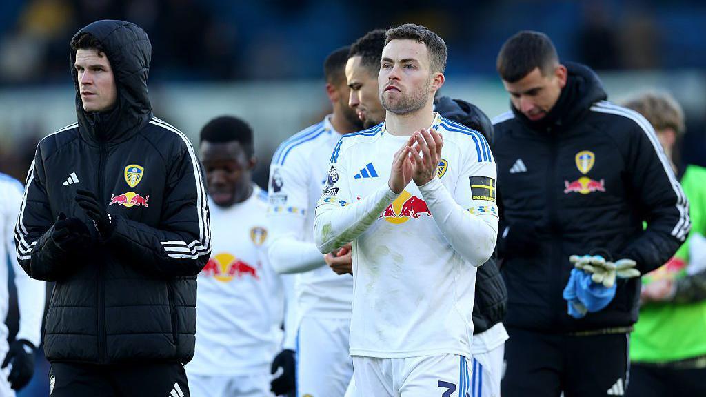 Gabriel Gudmundsson applauds the fans