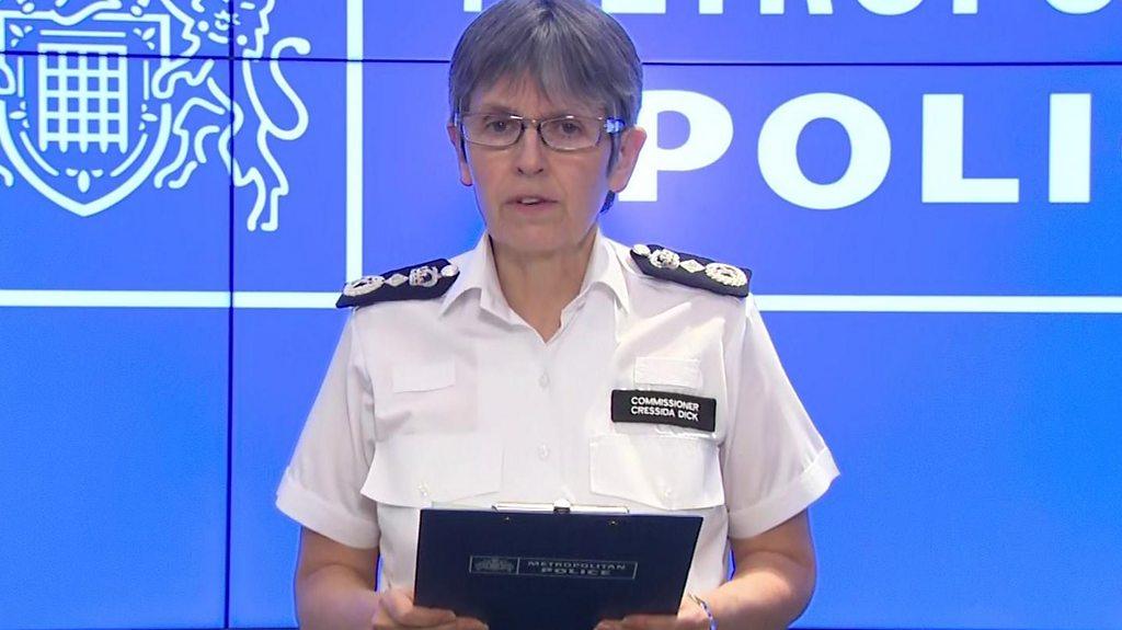 Metropolitan Police Commissioner Cressida Dick