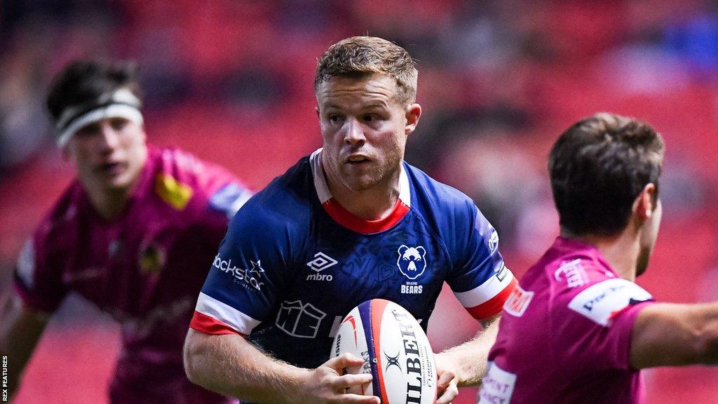 Tom Whiteley in action for Bristol Bears