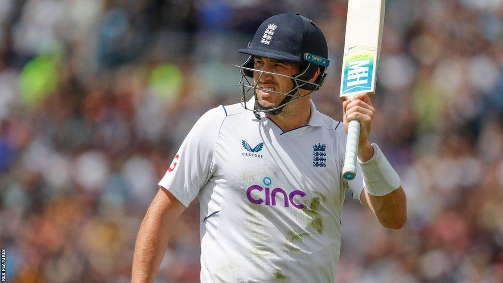 Jamie Overton playing for England