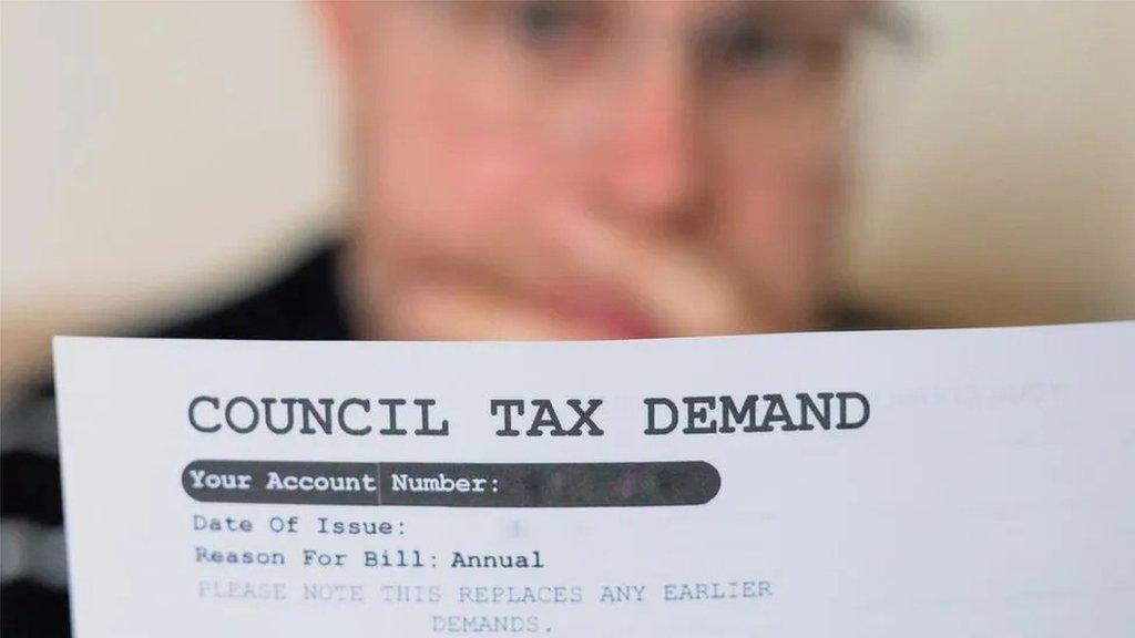 Council tax form