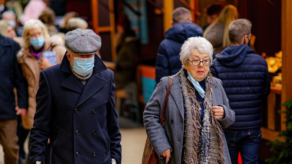 People walking in a street