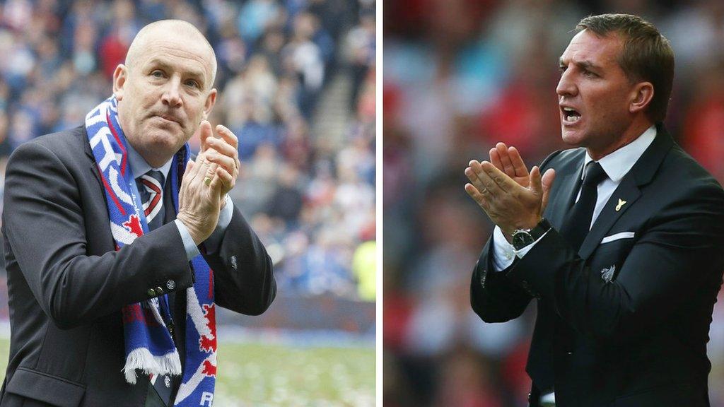 Mark Warburton and Brendan Rodgers