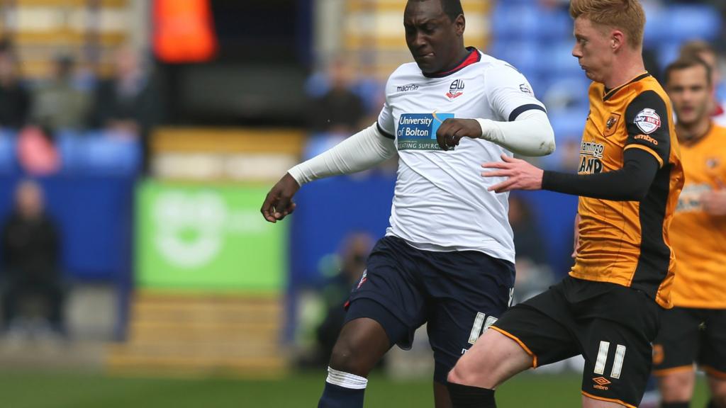 Bolton striker Emile Heskey HERO