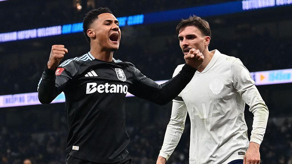 Ollie Watkins celebrates