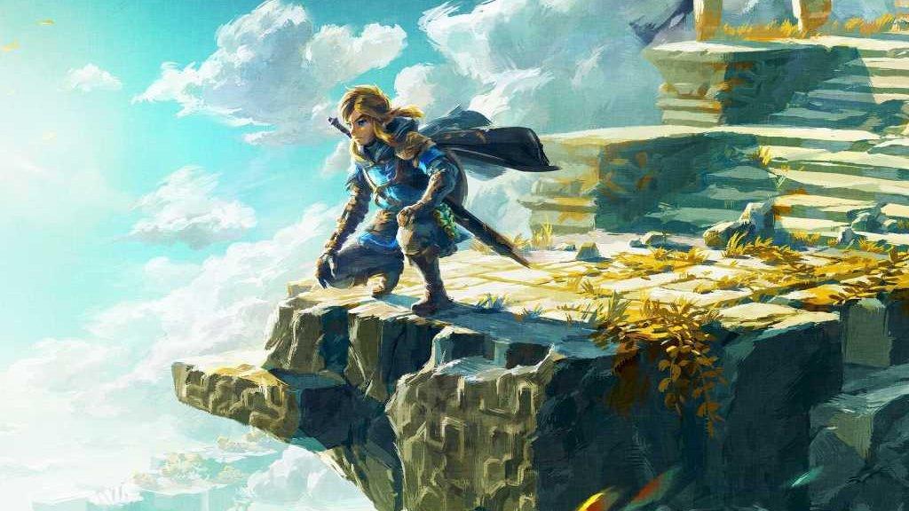 official nintendo artwork for the legend of zelda tears of the kingdom