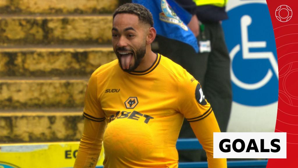 Wolves score two goals in two minutes against Blackburn