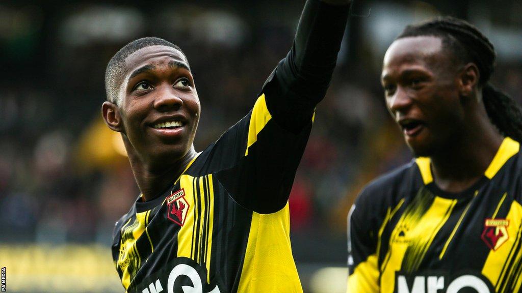 Yaser Asprilla has now scored two goals in his past three games for Watford