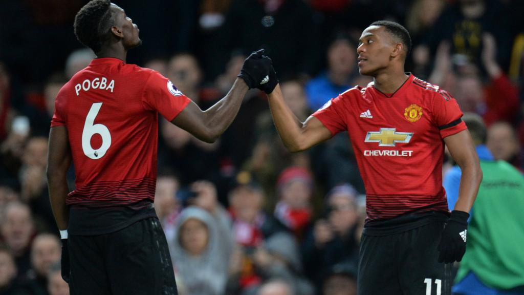 Paul Pogba and Anthony Martial