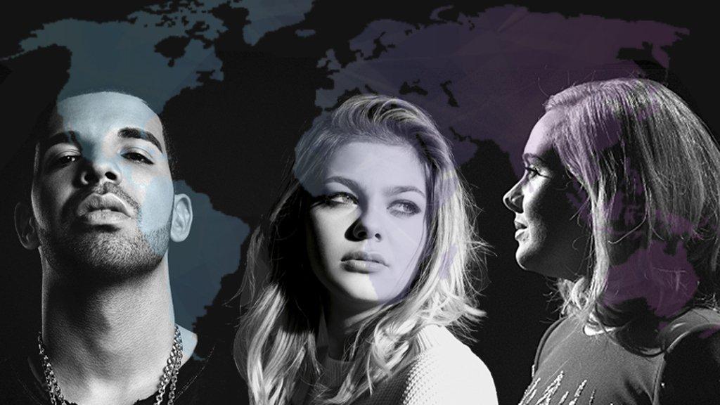 Drake, Louane and Adele