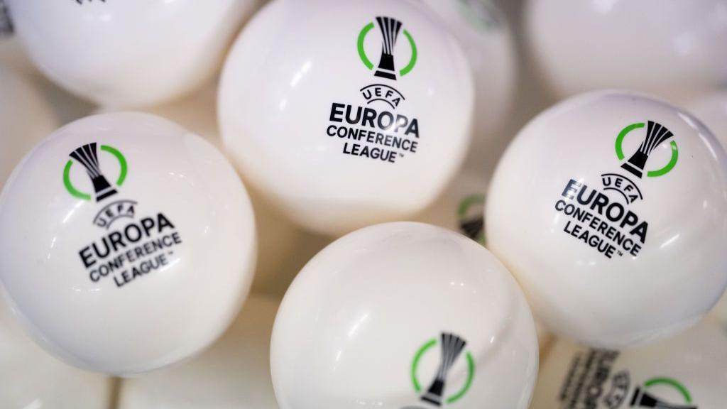 Balls used in the Conference League draw