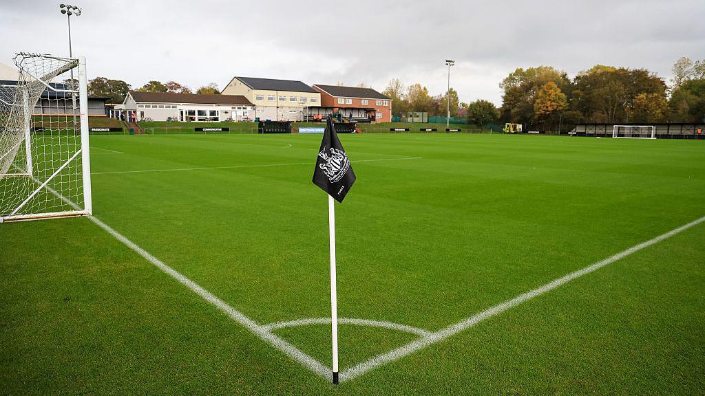 Newcastle United academy corner flag