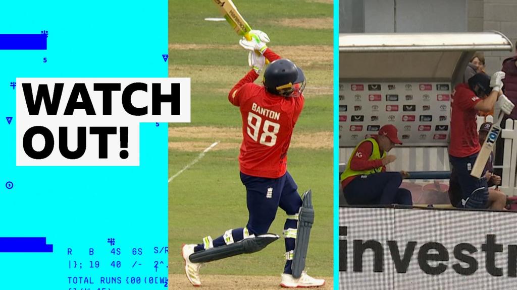 Banton six causes Jacks to duck for cover in England dugout