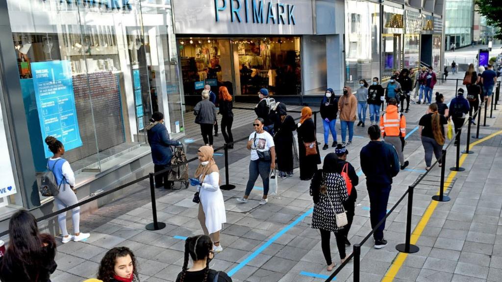 Queue outside Primark