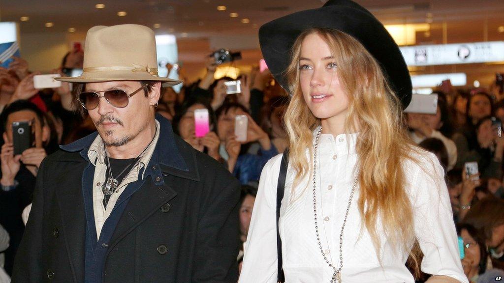 Johnny Depp and Amber Heard