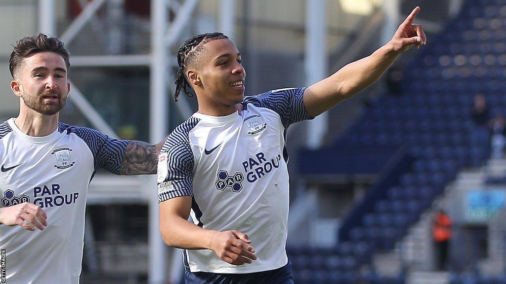 Cameron Archer of Aston Villa was on loan at Preston North End last season