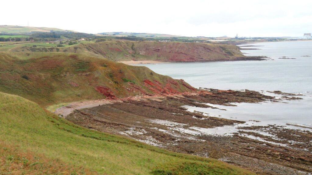 Rocky outcrops into the sea