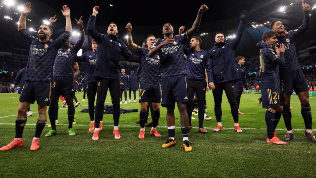 Real Madrid celebrate