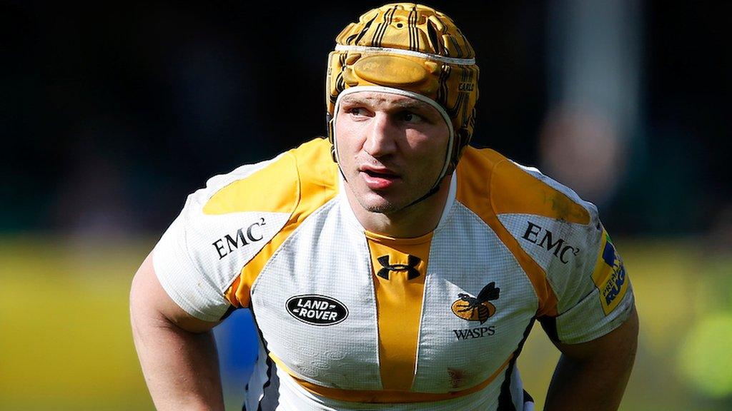 Wasps initially signed Italy international hooker Carlo Festuccia from Zebre in 2013