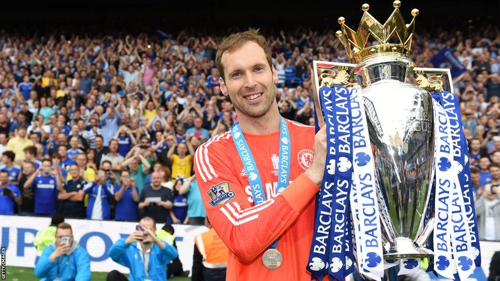 Goalkeeper Peter Cech