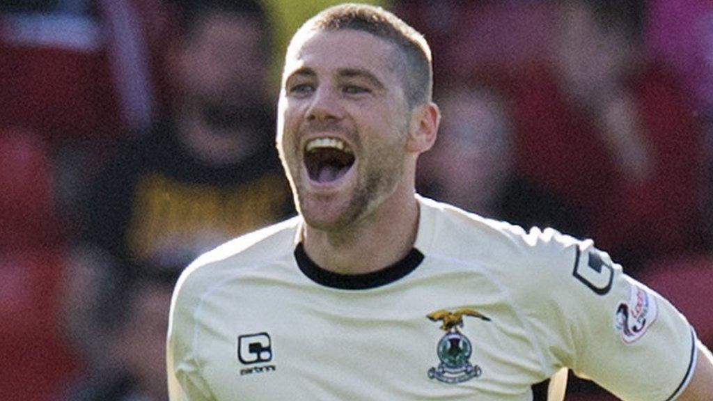 Caley Thistle's Iain Vigurs celebrates