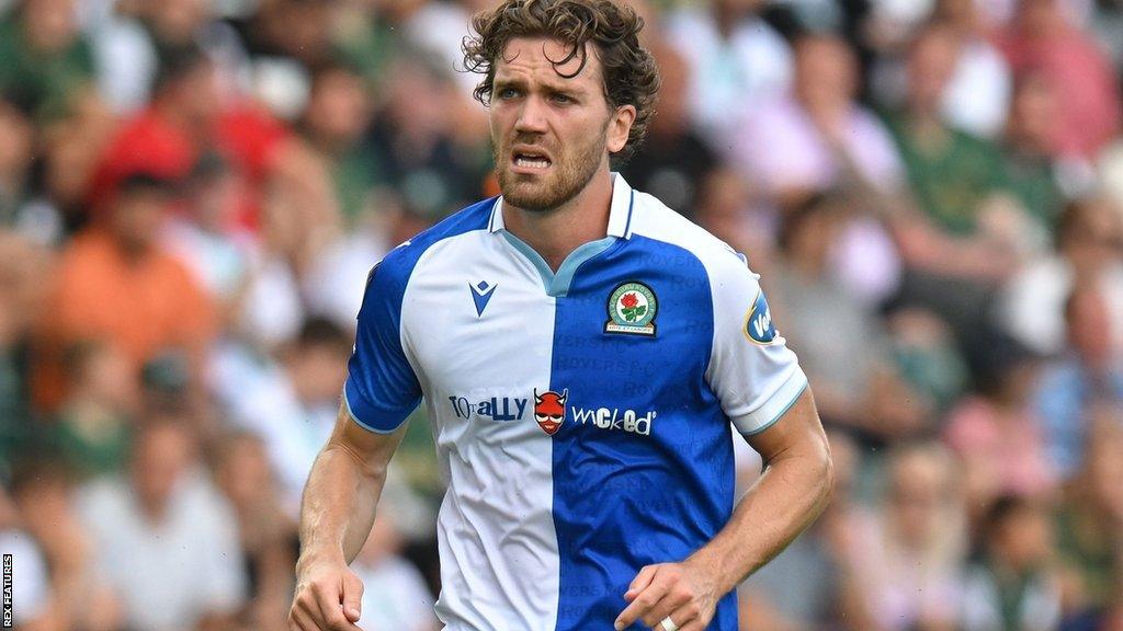 Blackburn Rovers striker Sam Gallagher