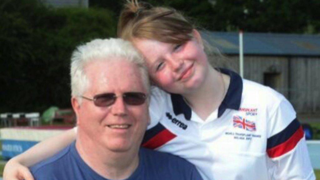 Hollie and her father