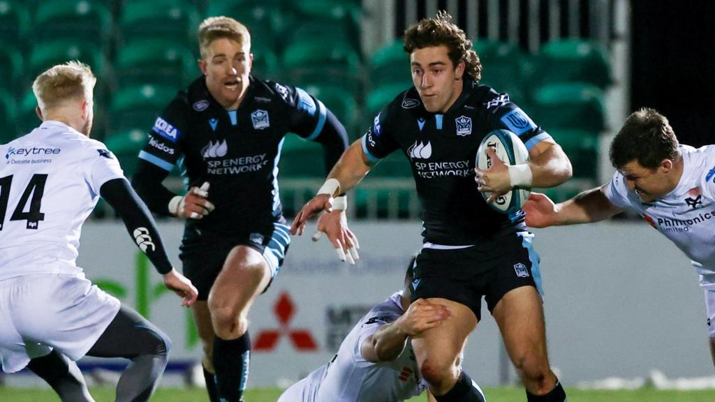 Josh McKay in action for Glasgow