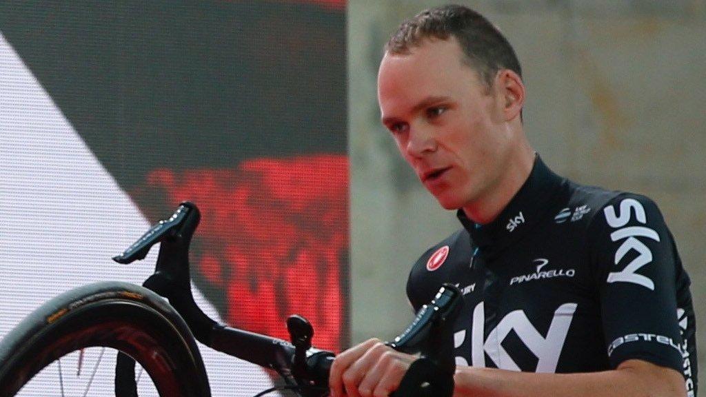 chris froome at the vuelta