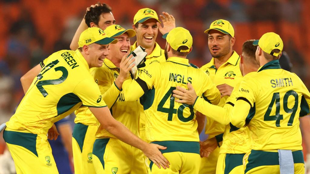 Australia celebrate