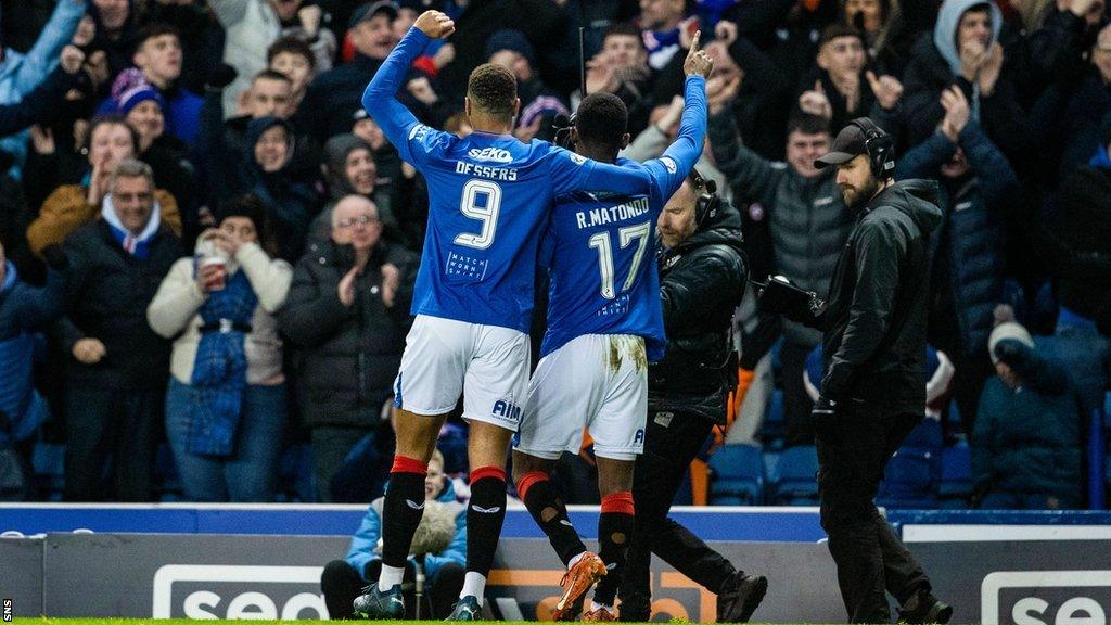 Rangers celebrate