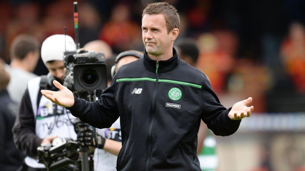 Celtic manager Ronny Deila