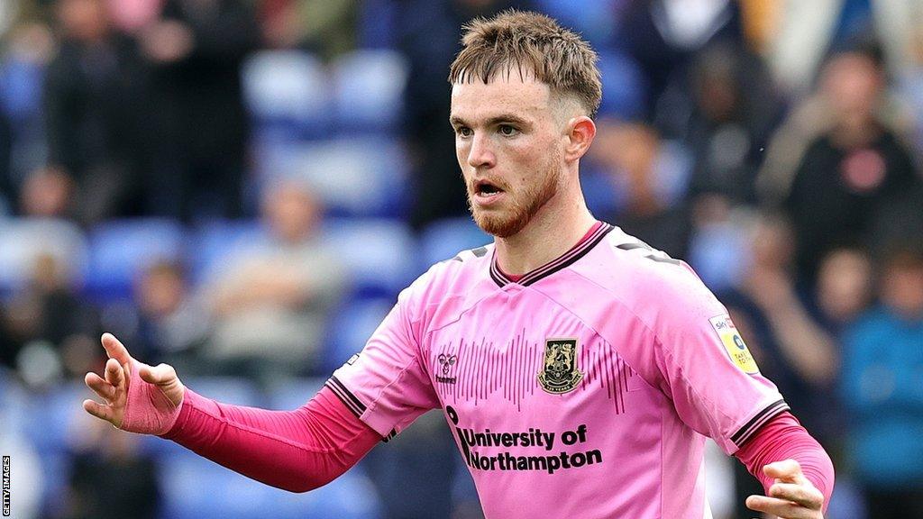 Marc Leonard playing for Northampton last season