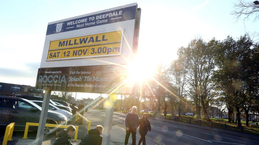 Sign at Preston