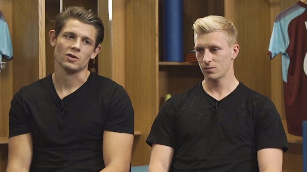 Ben Mee and James Tarkowski