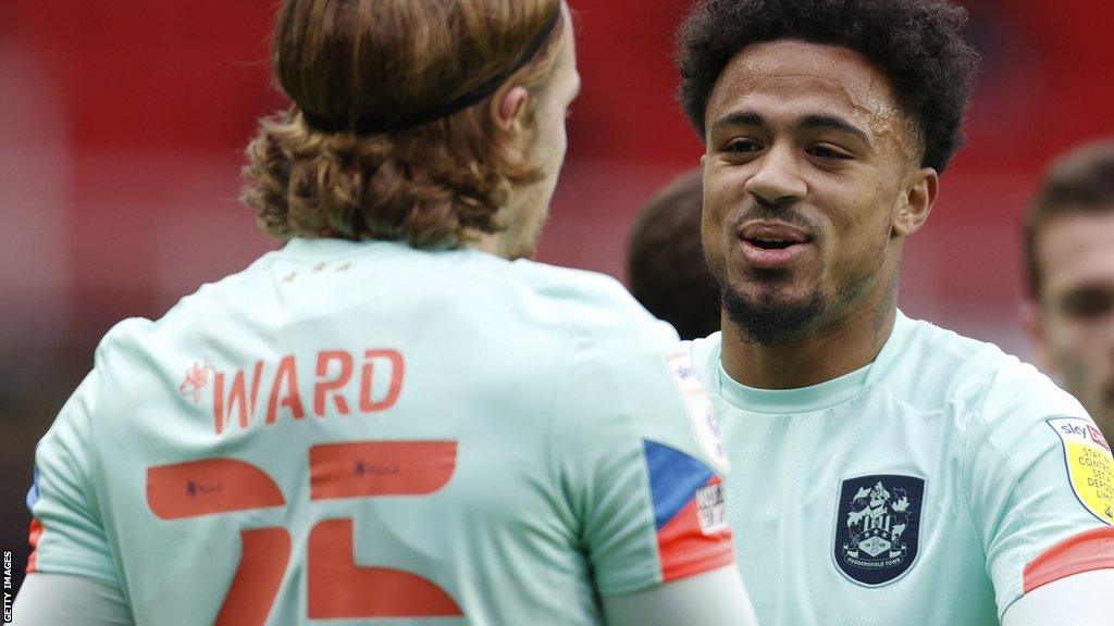 Danny Ward (left) and Josh Koroma could sign new contracts at Huddersfield Town