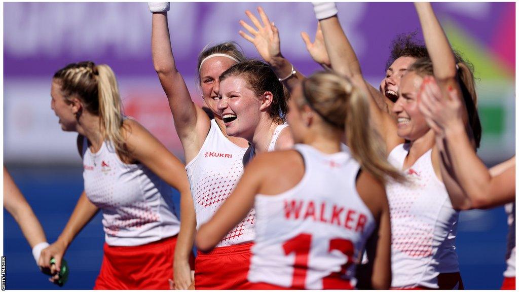 Howard helped win the first ever Commonwealth gold for England Women's Hockey last summer.